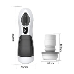 Automatic Male Masturbator Vagina Insertion Telescopic Vibrator Blowjob Masturbation Cup For Men Piston Automatic Sex Toy Adult