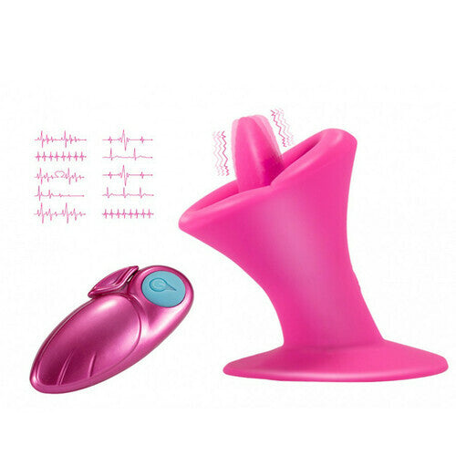 10 Modes Oral Sex Simulator Tongue Clitoral Vibrator