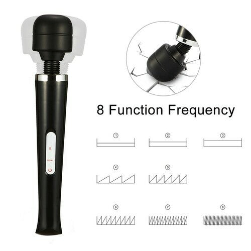 10 Speeds Handheld AV Wand Cordless Clit Massage Vibrator