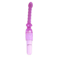 Light Purple Soft Butt Vibrating Anal Beads Waterproof