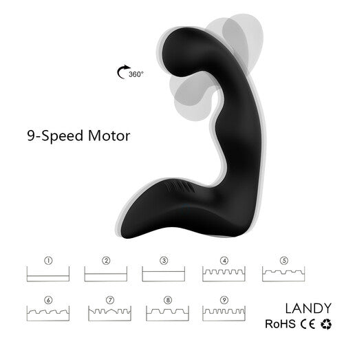 Landy Classic 9 Speeds Vibrating Prostate Massager G Spot Anal Vibrator