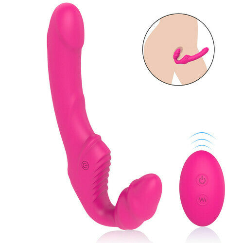 Double Head Strapless Dildo G-Spot Vibrator