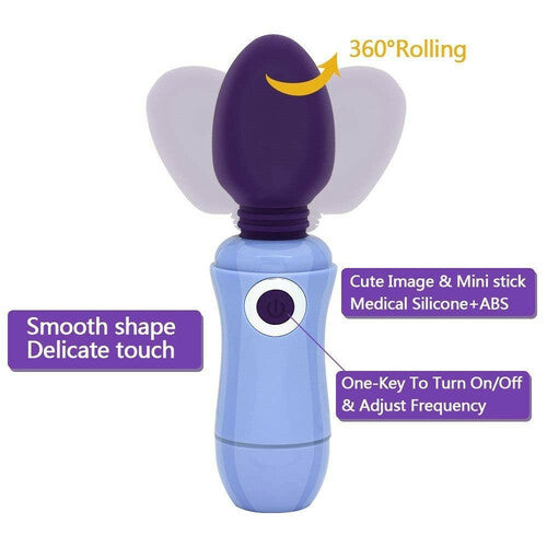 Magic Rotating Head Clit Vibrator Wand Massager