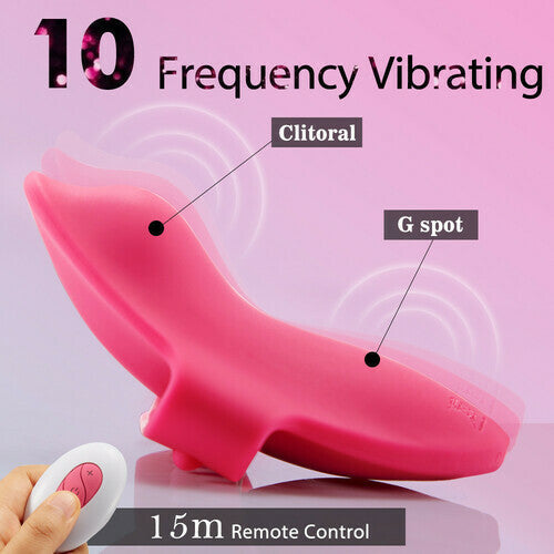 Wearable Clit Vibrator 10 Speeds Clitoris Stimulator Invisible