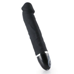 Black Penis Glans 7 Vibration Realistic Dildo