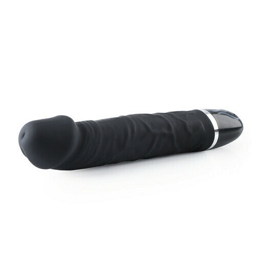 Black Penis Glans 7 Vibration Realistic Dildo