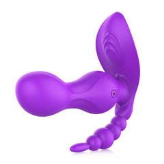 Triple Stimulation Vibration Sport Wearable Vibrator