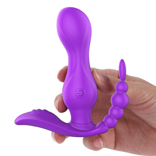 Triple Stimulation Vibration Sport Wearable Vibrator