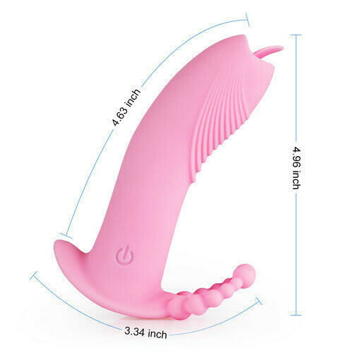 Tongue Licking Ring Vibrating Wearable Sex Toy