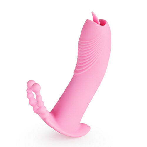 Tongue Licking Ring Vibrating Wearable Sex Toy