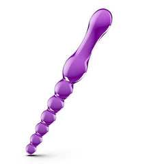 9 Inch Purple Jelly Anal Beads