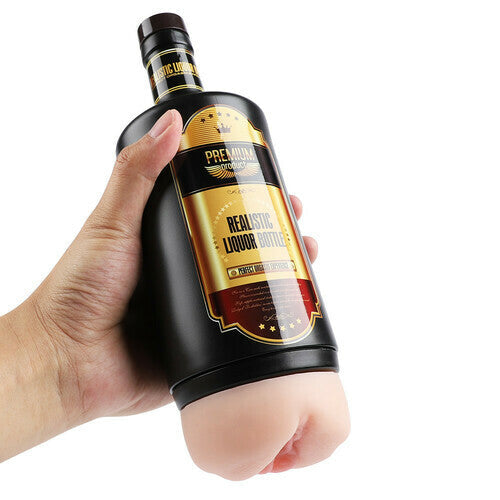 Wine bottle Realistic Manual Maturbation Cup