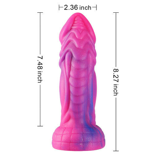 Monster Design Starry Huge Dildo 8.27 Inch