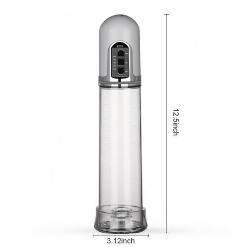 8Inch Insertable 4 Intensities Automatic Penis Pump