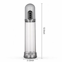 8Inch Insertable 4 Intensities Automatic Penis Pump