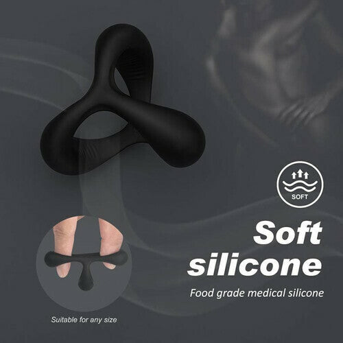 TRIANGLE Silicone Cock Ring For Men Erection