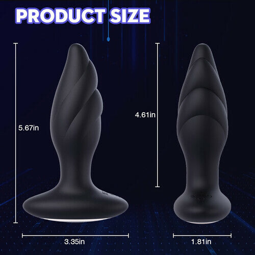 Large Size 9 Vibration Anal Vibrator Butt Plug