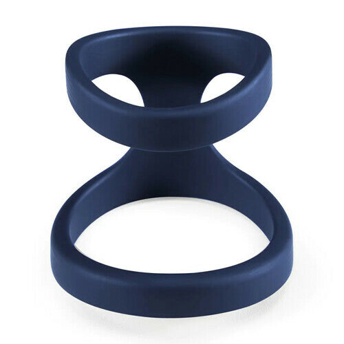 Dual Rings Indigo Blue Penis Ring Male Enhancement