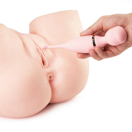 Double-Headed G-Spot Clitoral 10-Frequency Vibrator in Pink