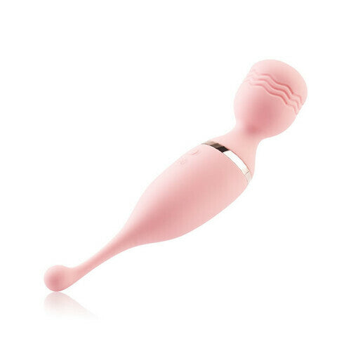 Double-Headed G-Spot Clitoral 10-Frequency Vibrator in Pink