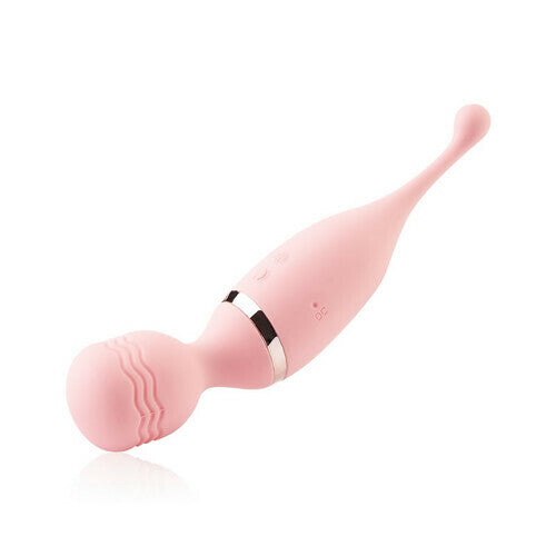 Double-Headed G-Spot Clitoral 10-Frequency Vibrator in Pink