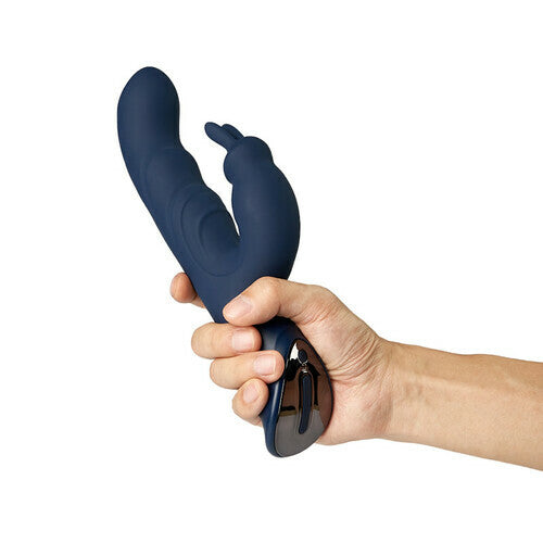 10-Mode Rabbit Vibrator with Chamfered Edge Handle