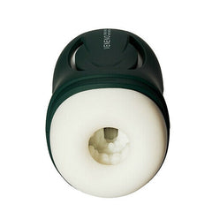 Dark-Green 10 Vibrating & Heating Masturbation Cup