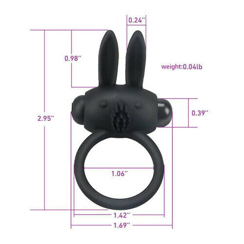 Rabbit Cock Ring Set 1 Vibration Cock Ring