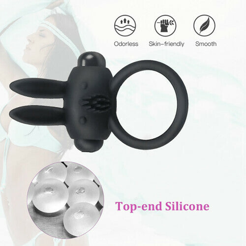 Rabbit Cock Ring Set 1 Vibration Cock Ring