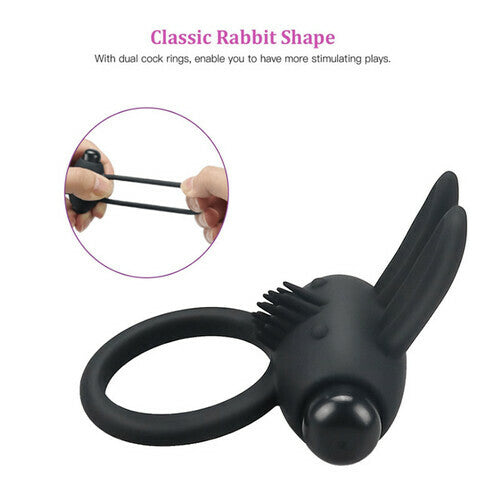 Rabbit Cock Ring Set 1 Vibration Cock Ring