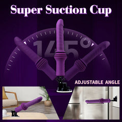 Powerful 145° Adjustable Base Heating Thrusting Vibrating Dildo Machine 11.81 Inch