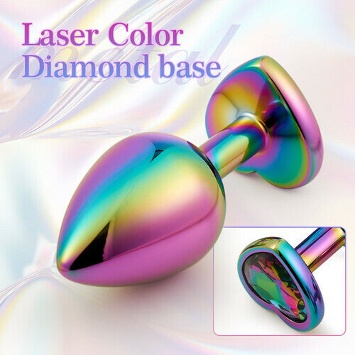 Felton Luxury Laser Color Diamond Base Set Anal Plug