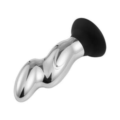 Aluminum 10 Vibrating Remote Control Anal Vibrator with Suction Base