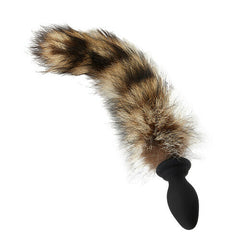 Raccoon Tail 10 Vibrating Anal Vibrator