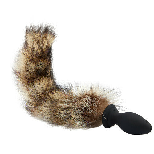 Raccoon Tail 10 Vibrating Anal Vibrator