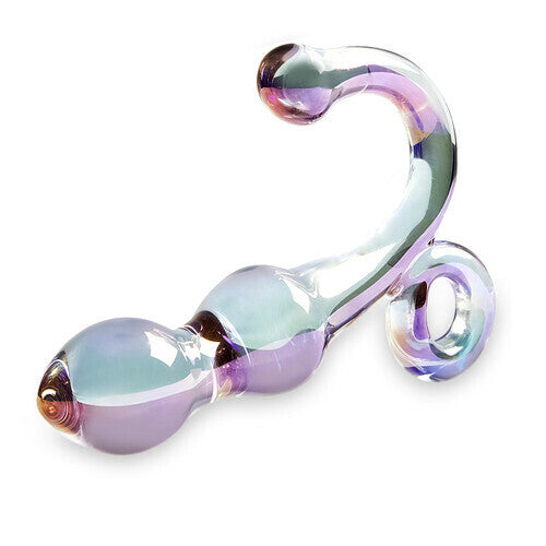 Colored Glass Anal Plug 5.51 IN