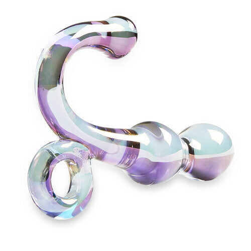 Colored Glass Anal Plug 5.51 IN