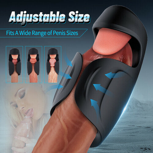 Explorer - Licking Vibrating 2 in 1 Male Penis Vibrators