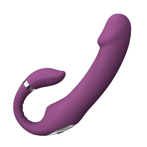 3 IN 1 Elegant G-Spot Heating Vibrator Clit Rubbing Massager