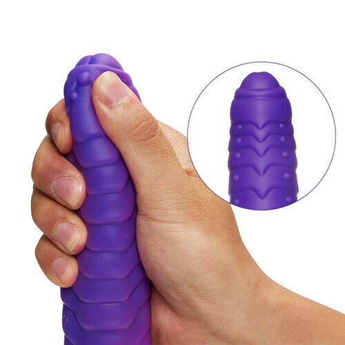 Carl-Caterpillar Color-changing Intelligent Heating 3 Thrusting 5 Vibrating Monster Dildo 9 Inch